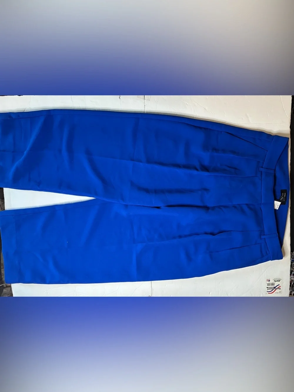 NWT Banana Republic Royal Blue Dress Pants Size 12 - Picture 10 of 13
